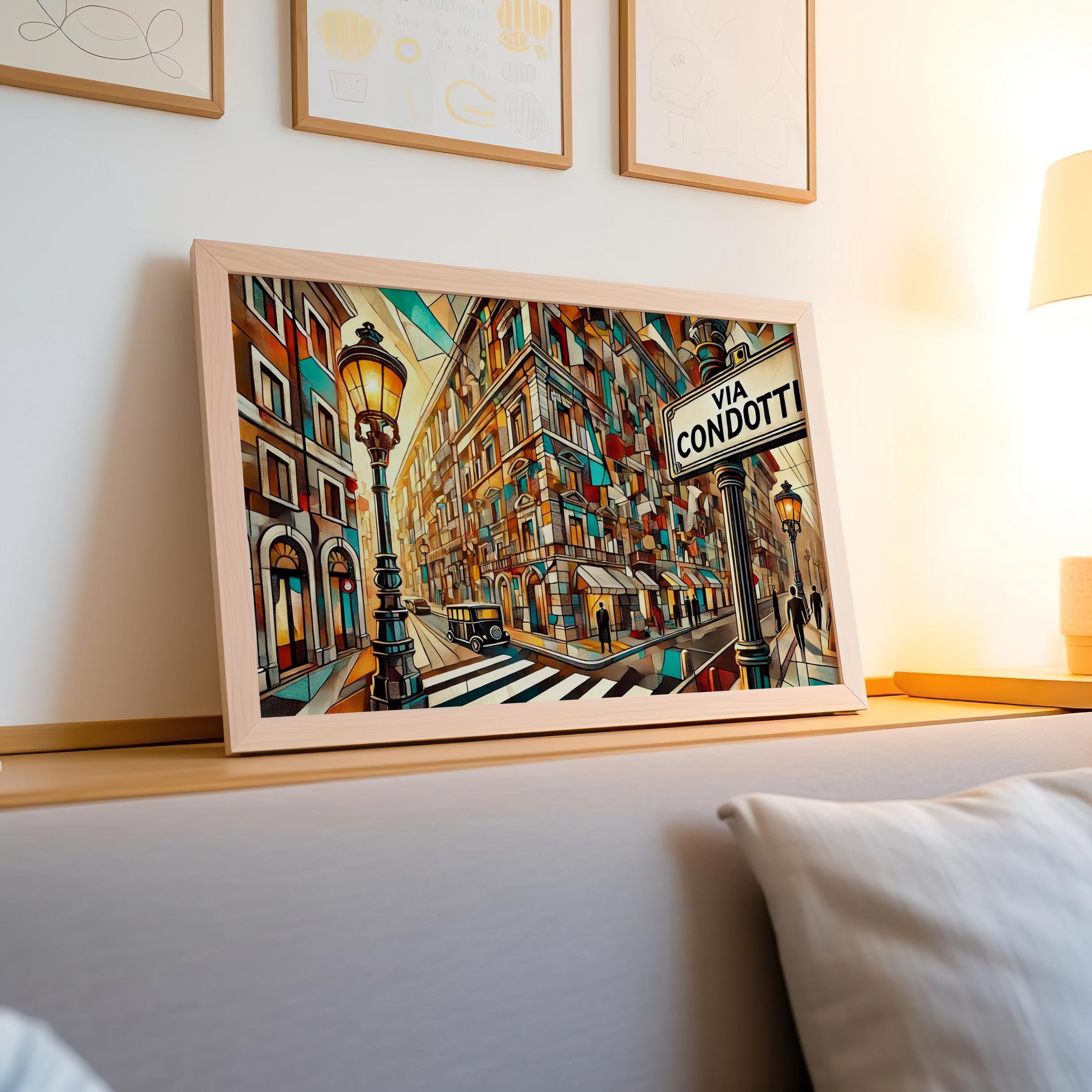 Via Condotti Poster Cityscape - Rome, Italy