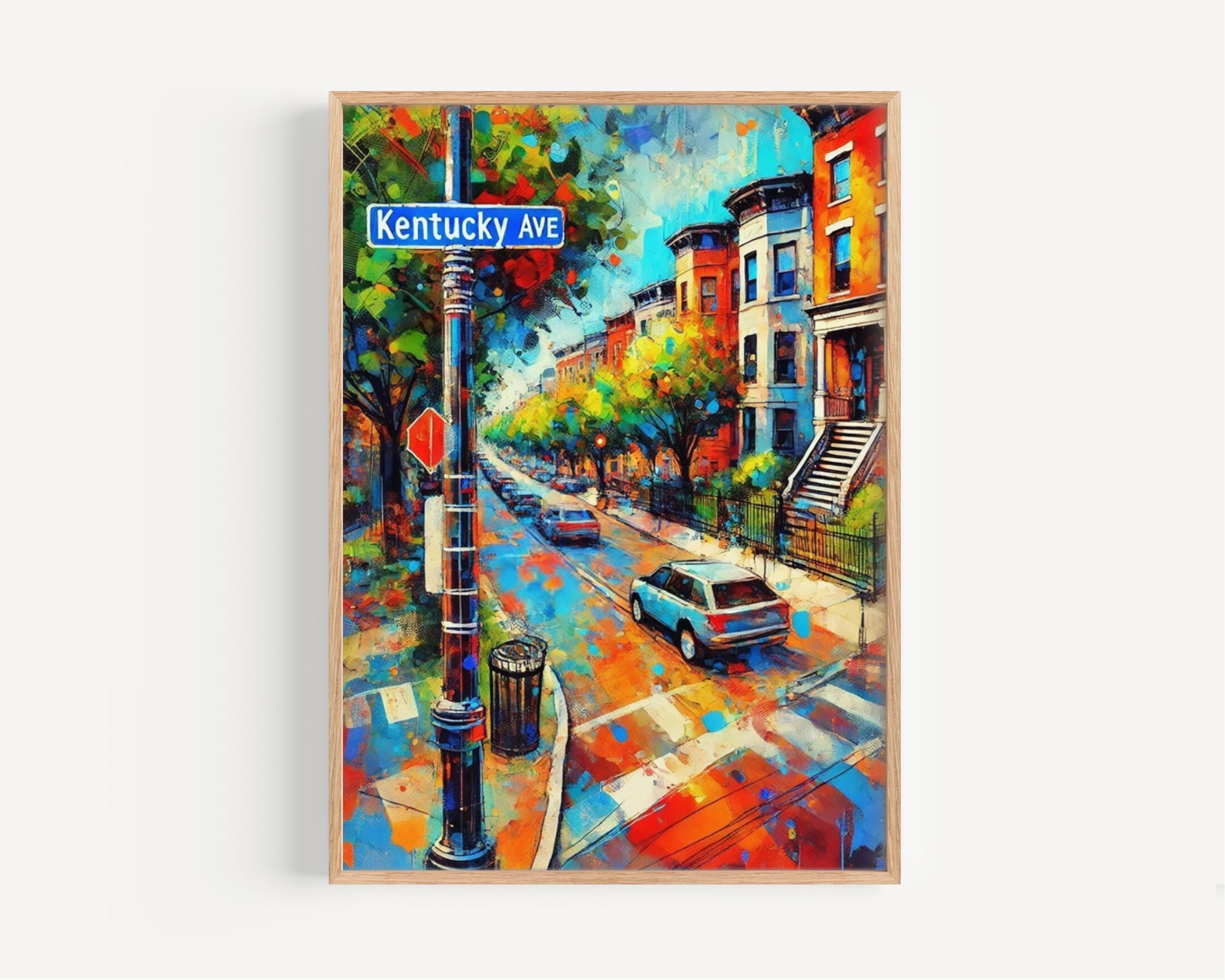 Kentucky Ave Wall Art - Washington, DC, USA