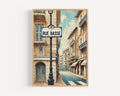 Rue Basse Wall Art Cityscape - Monaco