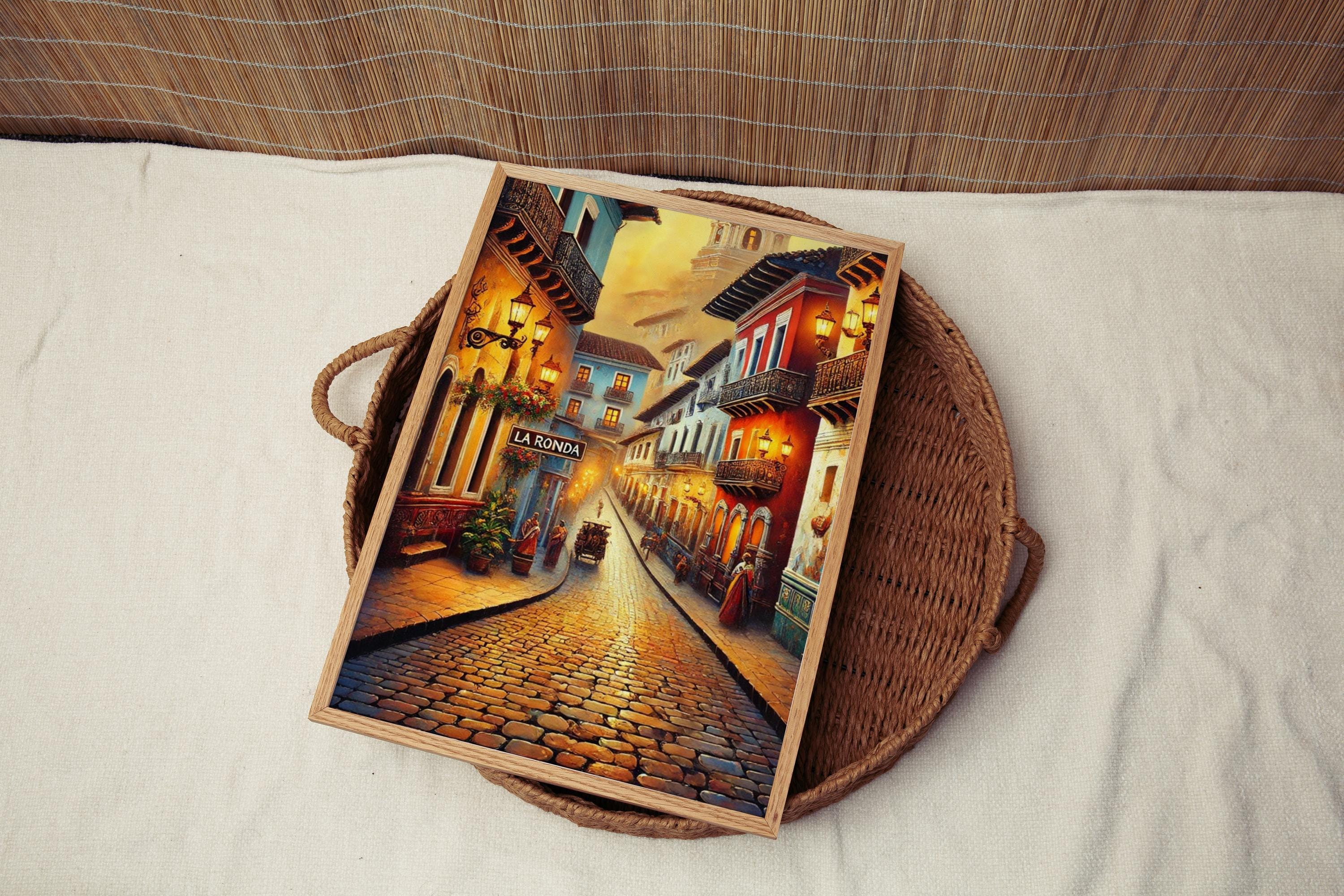 La Ronda Wall Art Decor - Quito, Ecuador