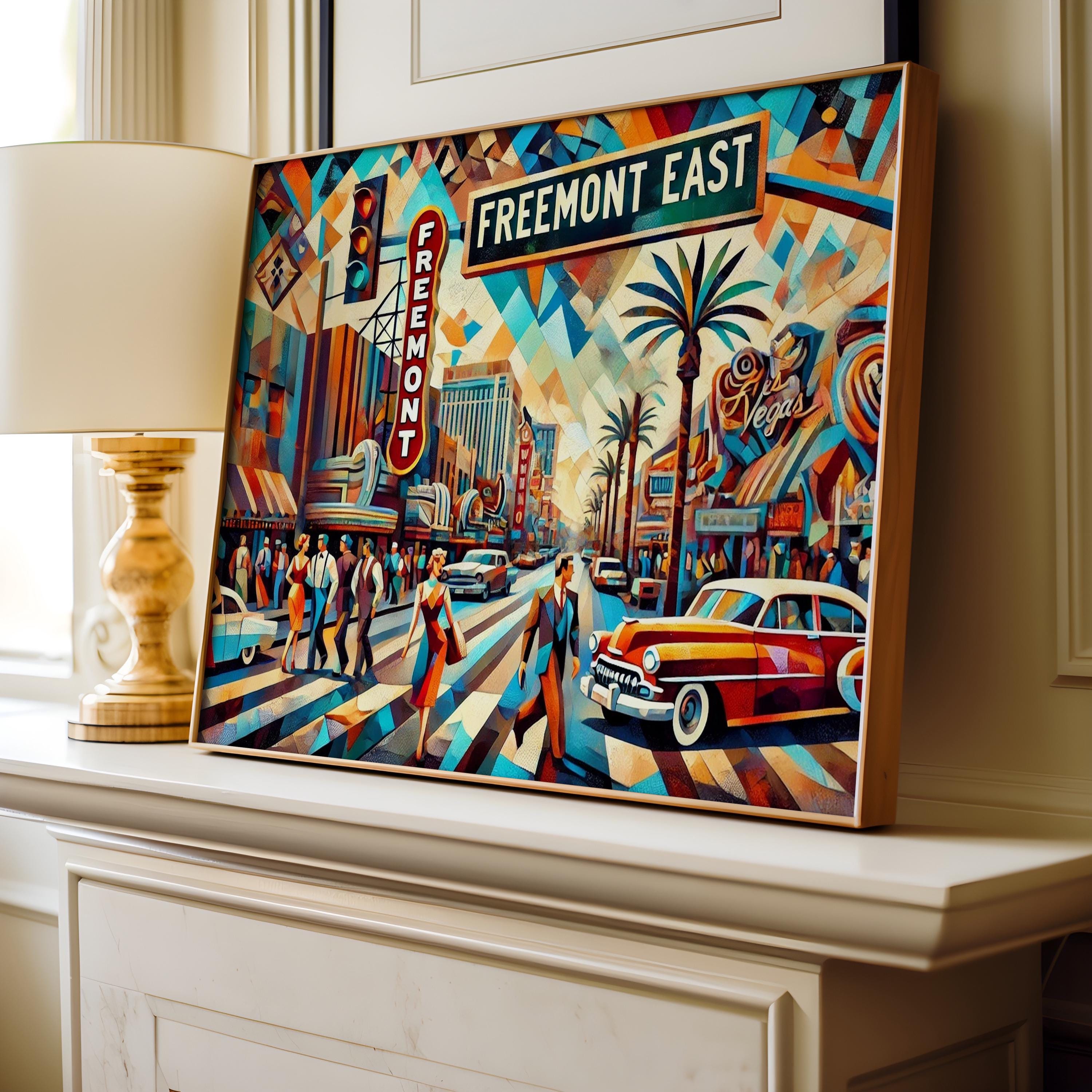 Freemont East Wall Art - Las Vegas, Nevada, USA