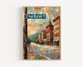 Van Buren Street Wall Art, Little Rock Print, Arkansas Art, “City” Gift, Travel Souvenir, Travel Poster,  “State” Art, PERSONALIZED GIFT