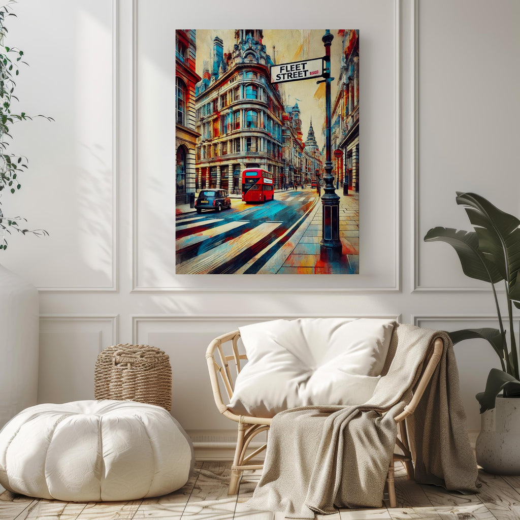Fleet Street Print - London, United Kingdom