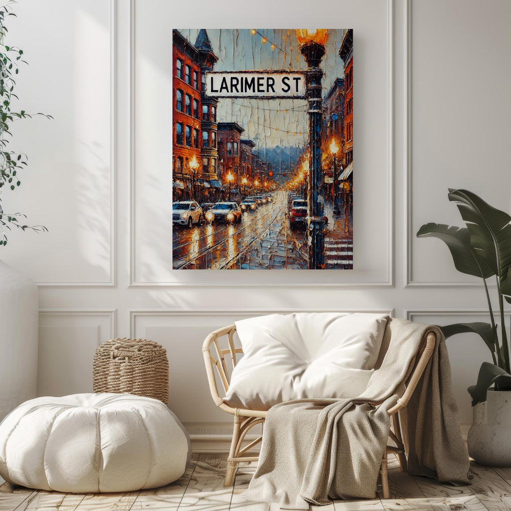 Larimer Street Print - Denver, Colorado, USA