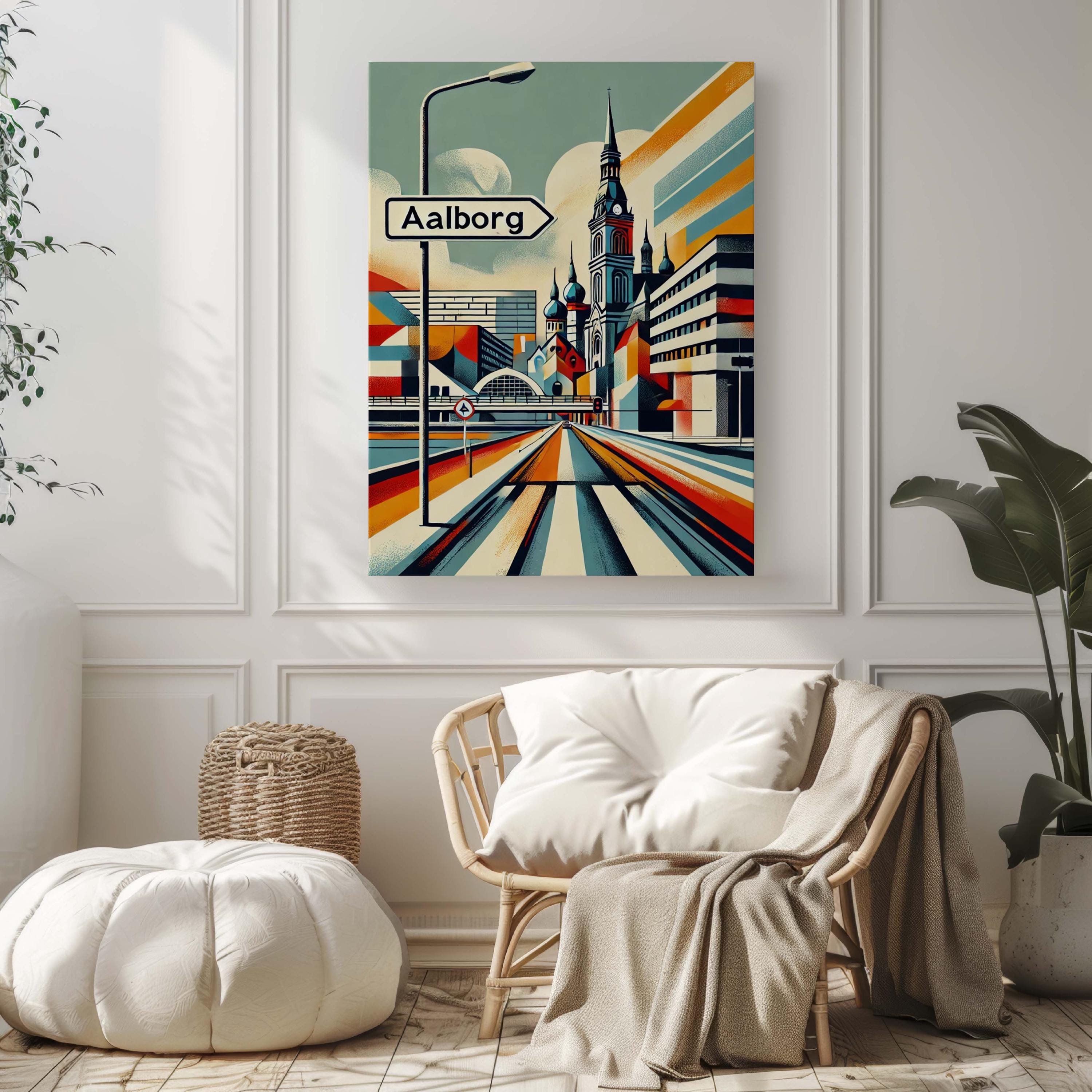Aalborg Wall Art Print – Aalborg, Denmark, Europe