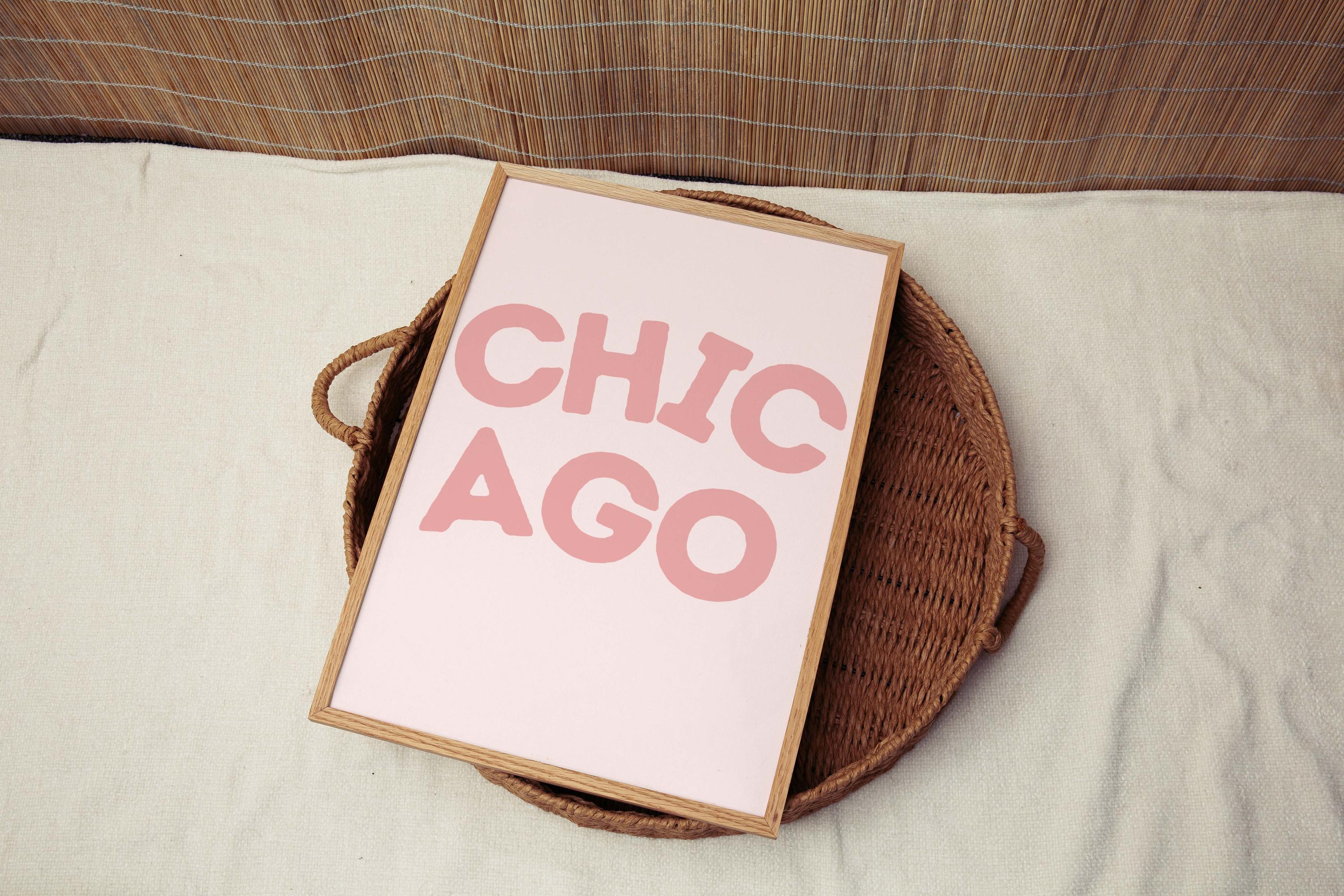 Chicago Wall Art Dorm - Chicago, Illinois, USA