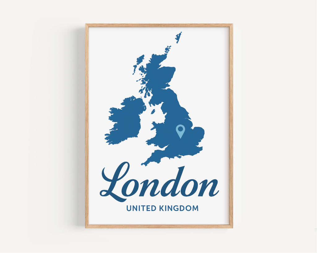 London Map Print - London, United Kingdom