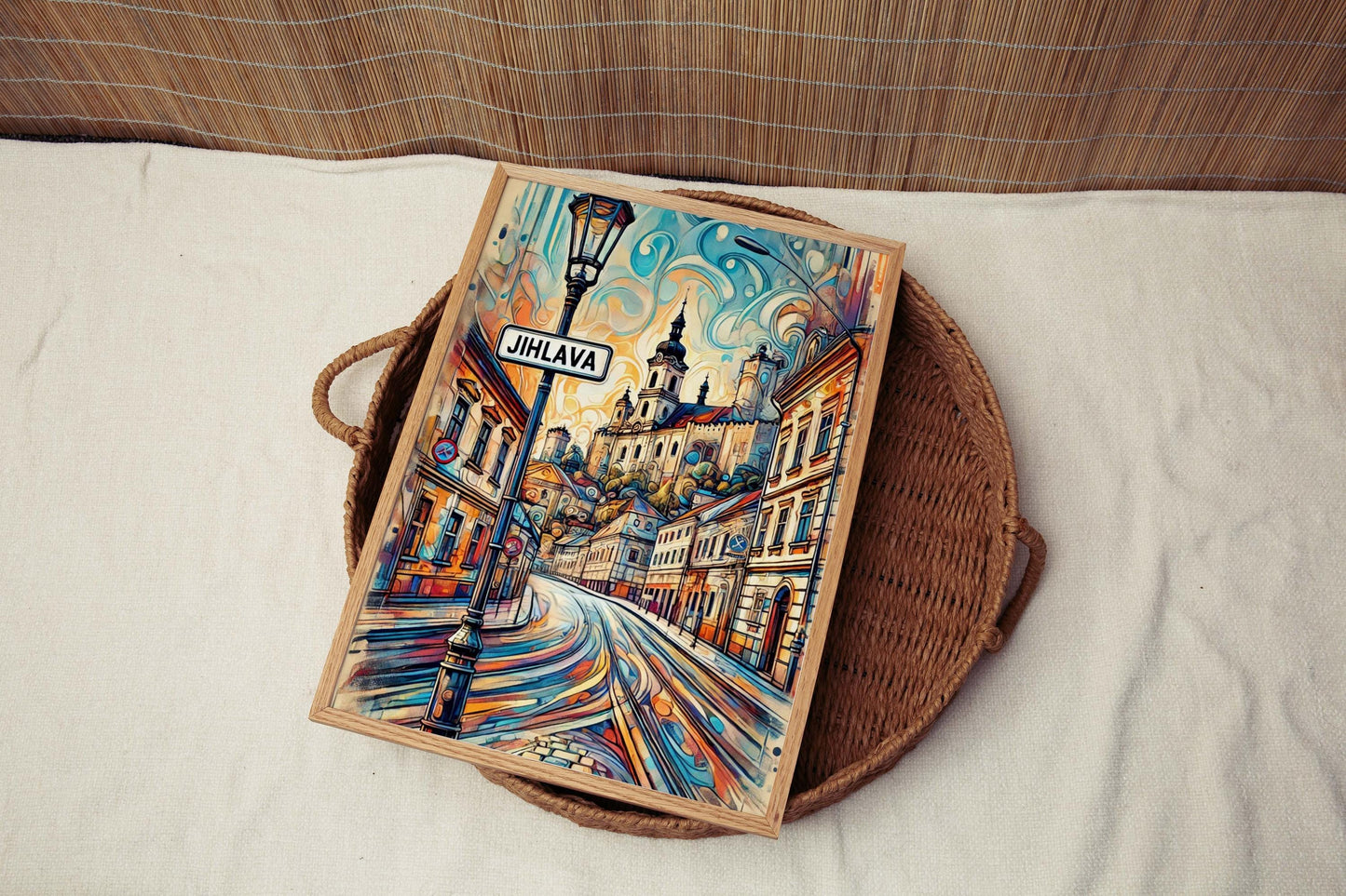 Jihlava Art Print - Czech Republic City Wall Art, Travel Poster, Housewarming Gift, Jihlava Travel Decor