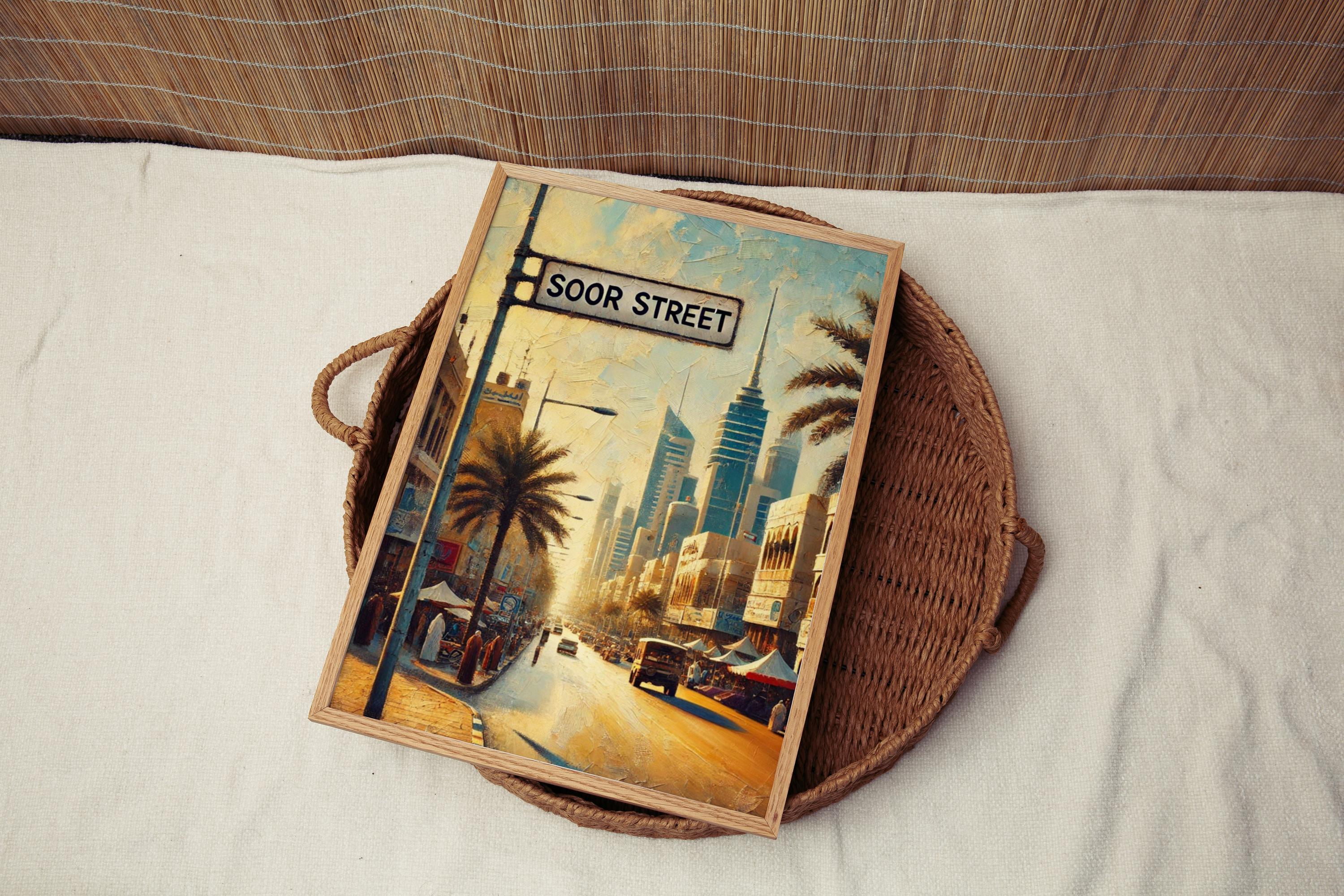 Soor Street Wall Art Modern - Kuwait City, Kuwait