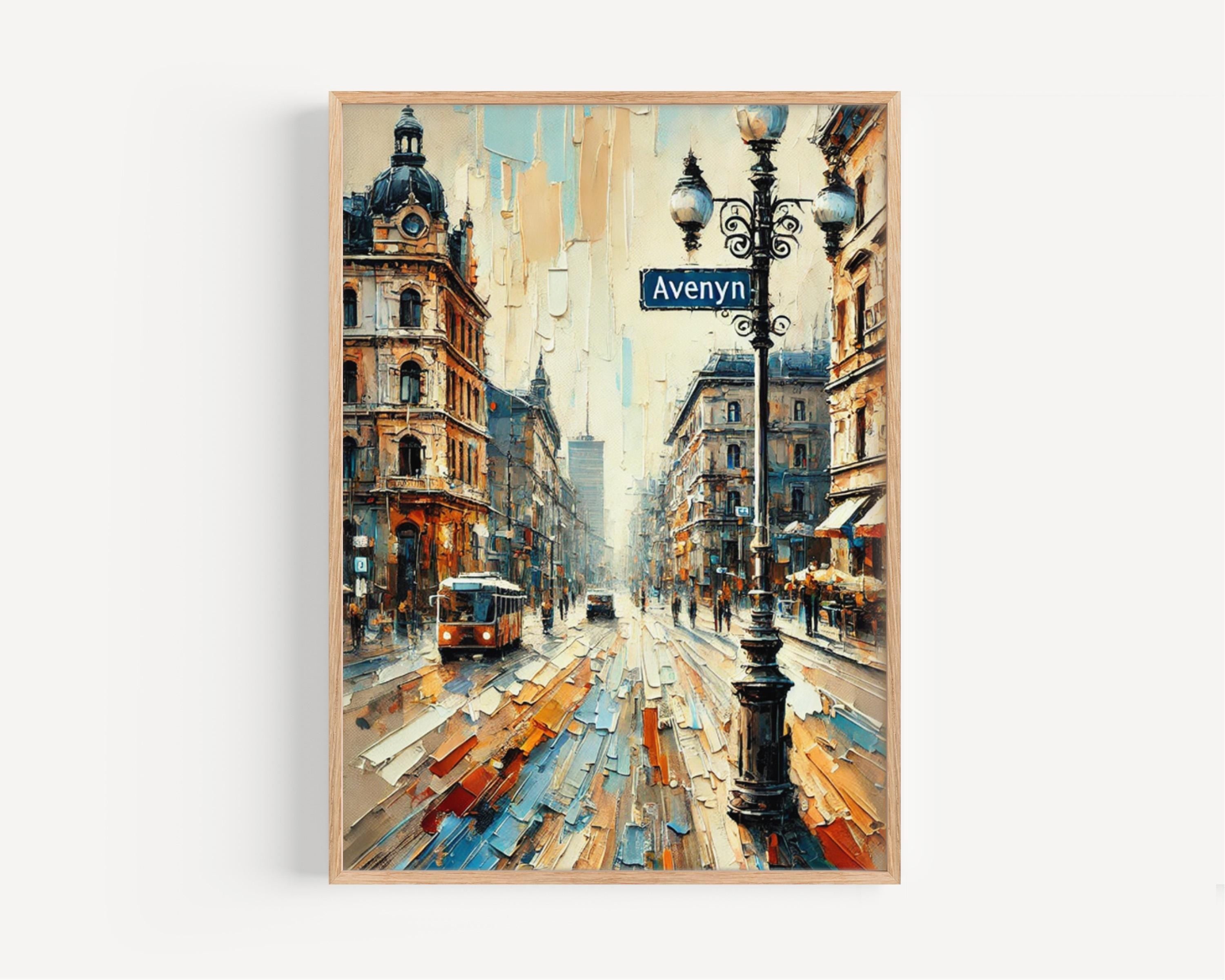 Avenyn Wall Art - Gothenburg, Sweden