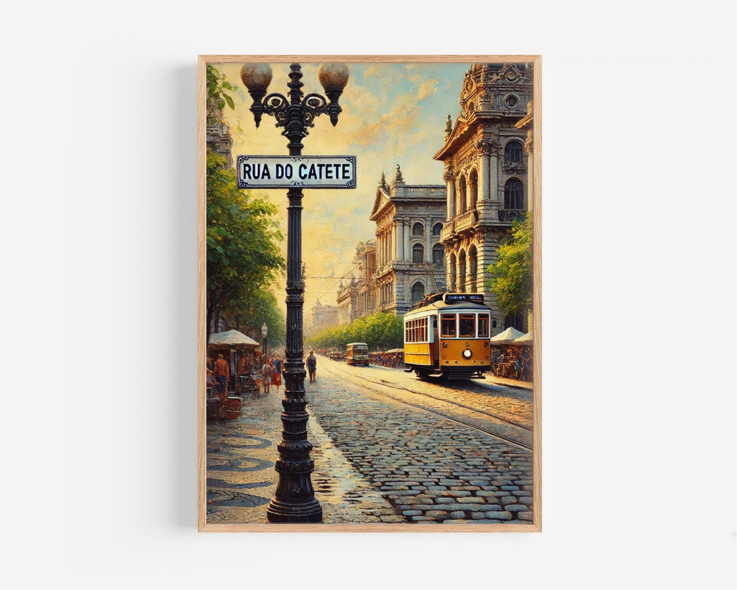 Rio de Janeiro Print: Rua do Catete, Brazil Travel Poster
