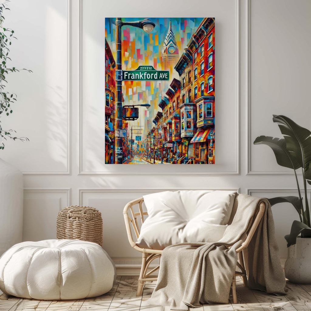 Frankford Avenue Print - Philadelphia, Pennsylvania, USA