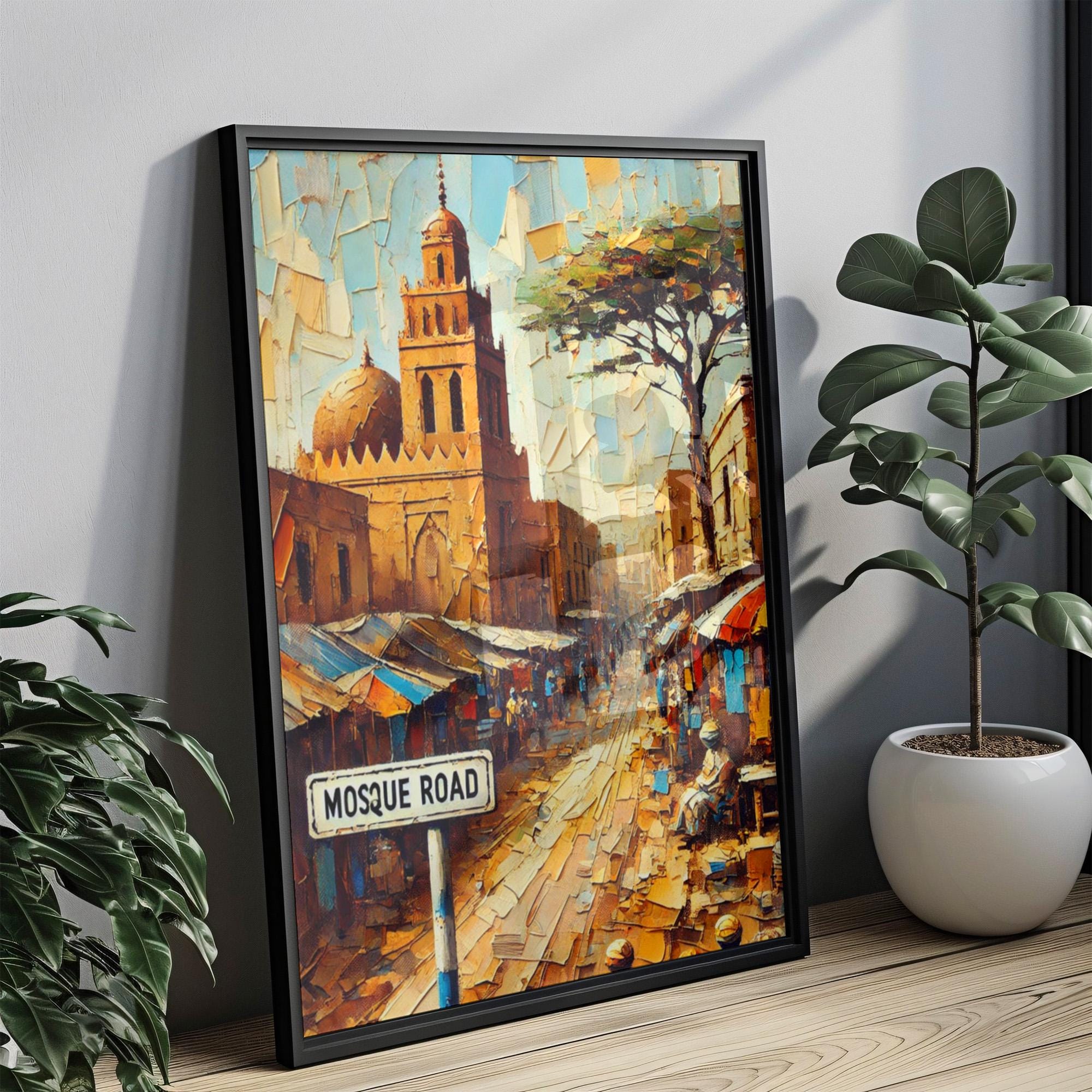Mosque Road Poster Fine Art - Bamako, Mali