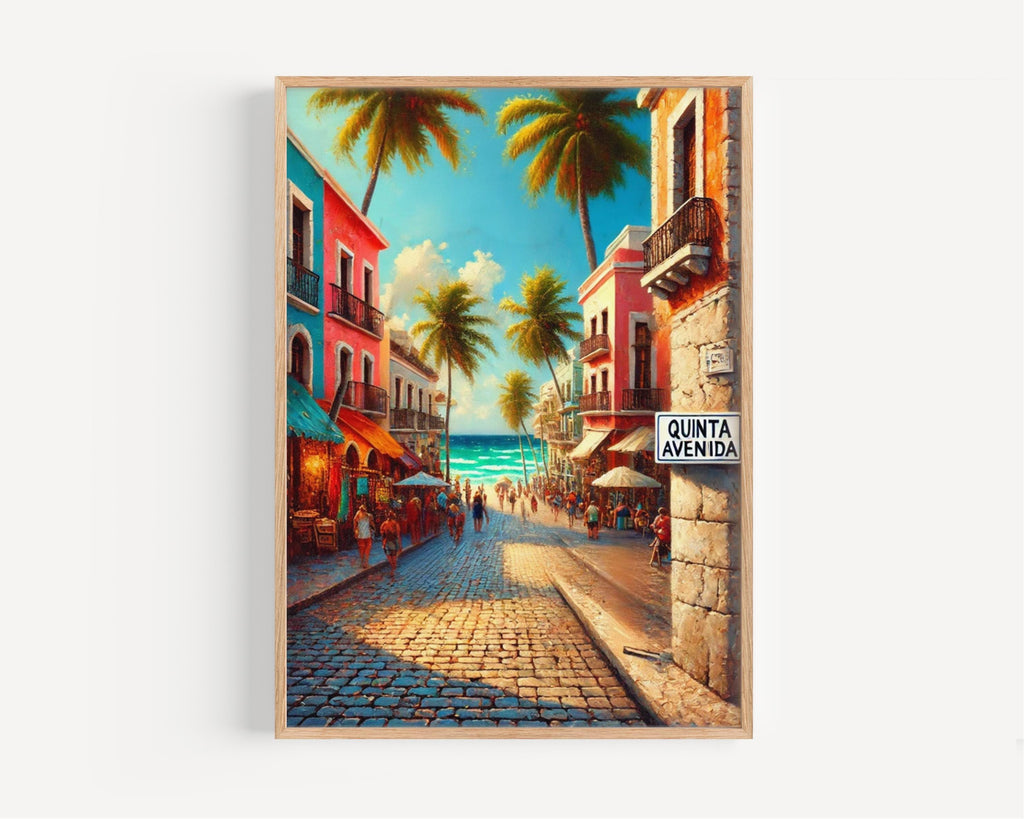 Quita Avenida Print - Playa del Carmen, Mexico