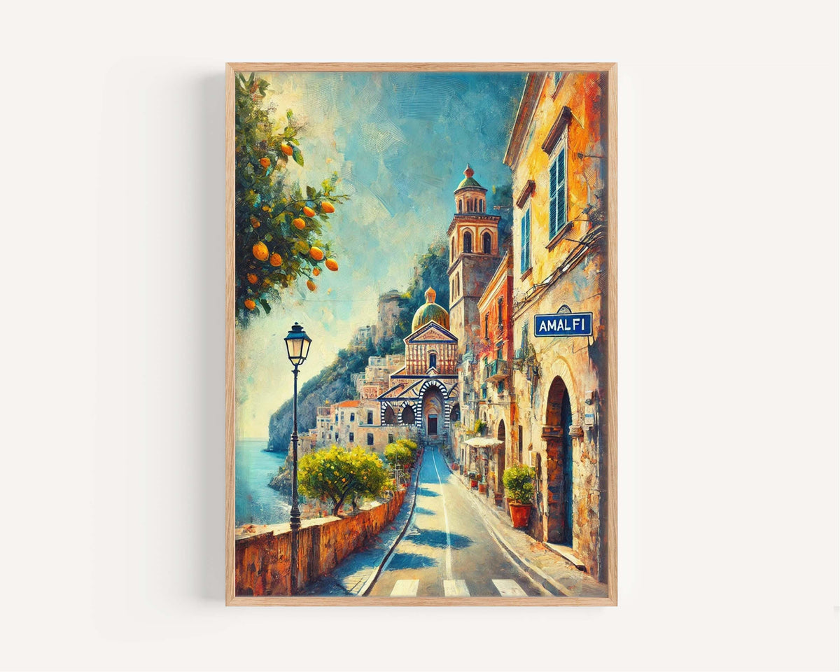Amalfi Coastal Print - Amalfi, Italy