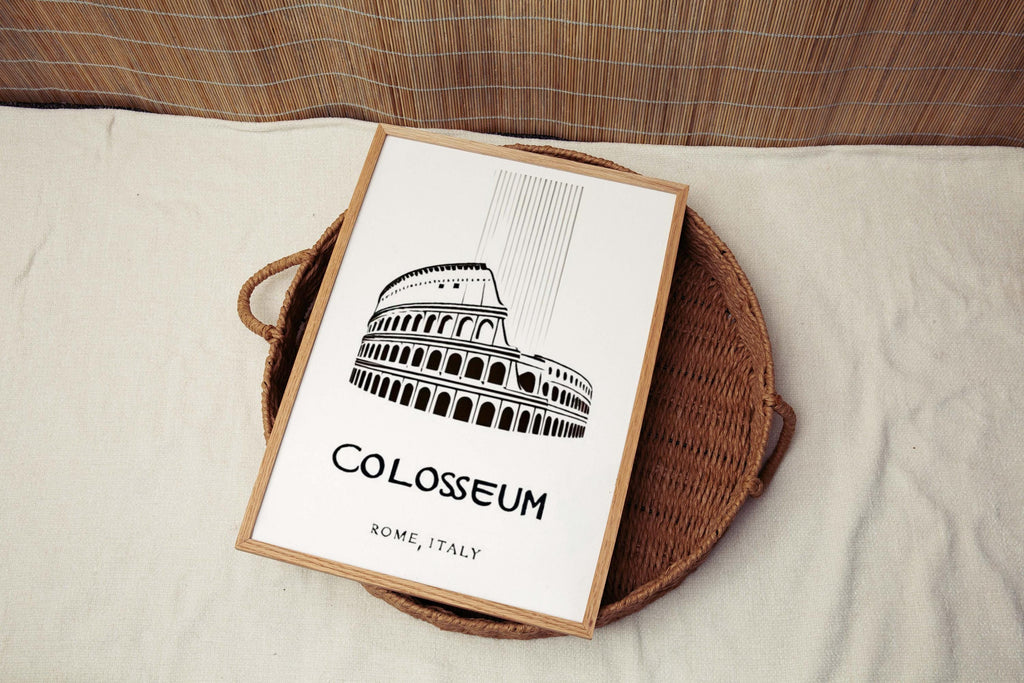 Colosseum Print Vintage - Rome, Italy