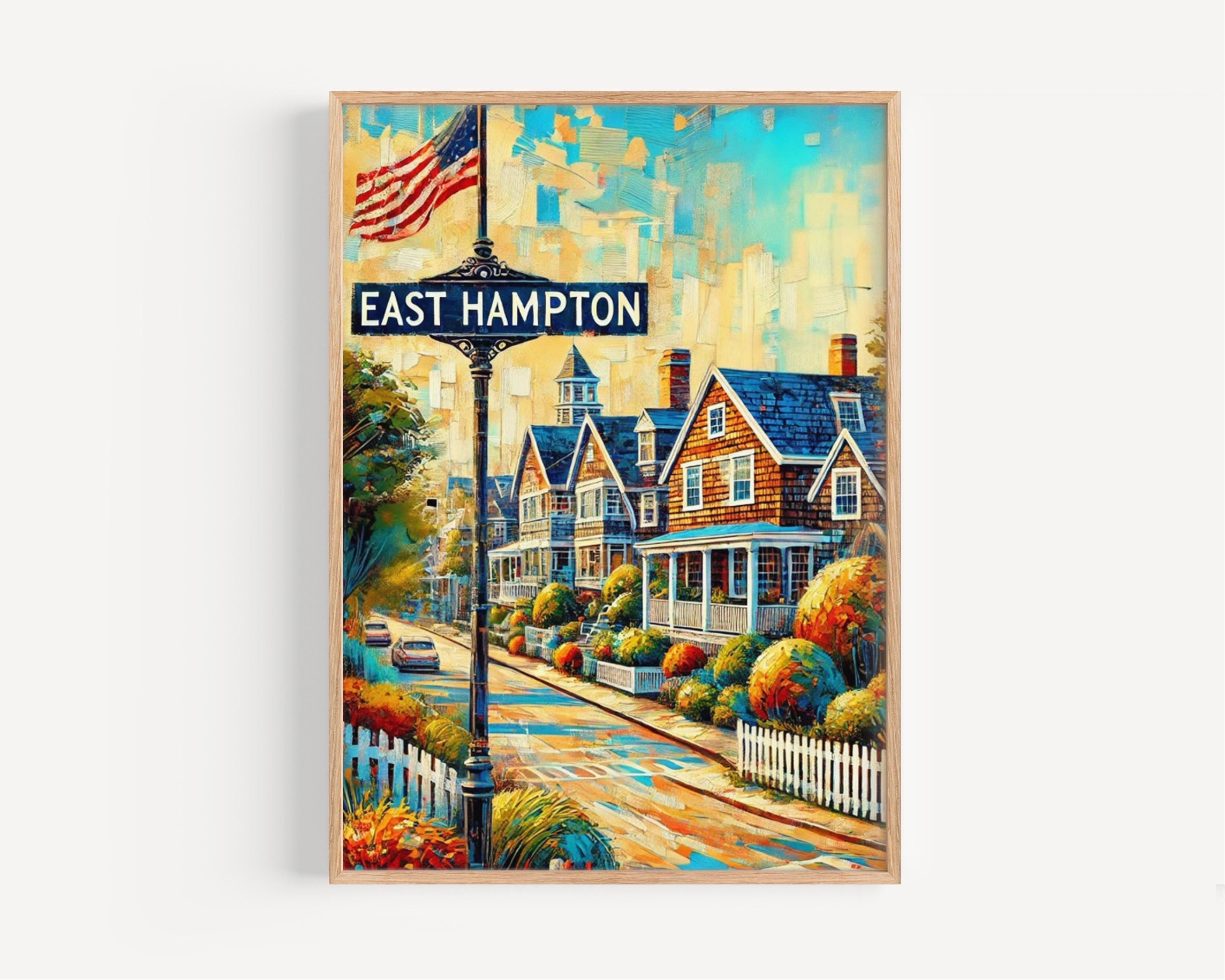 East Hampton Print - East Hampton, New York, USA