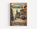 Spadina Ave Print - Toronto, Canada