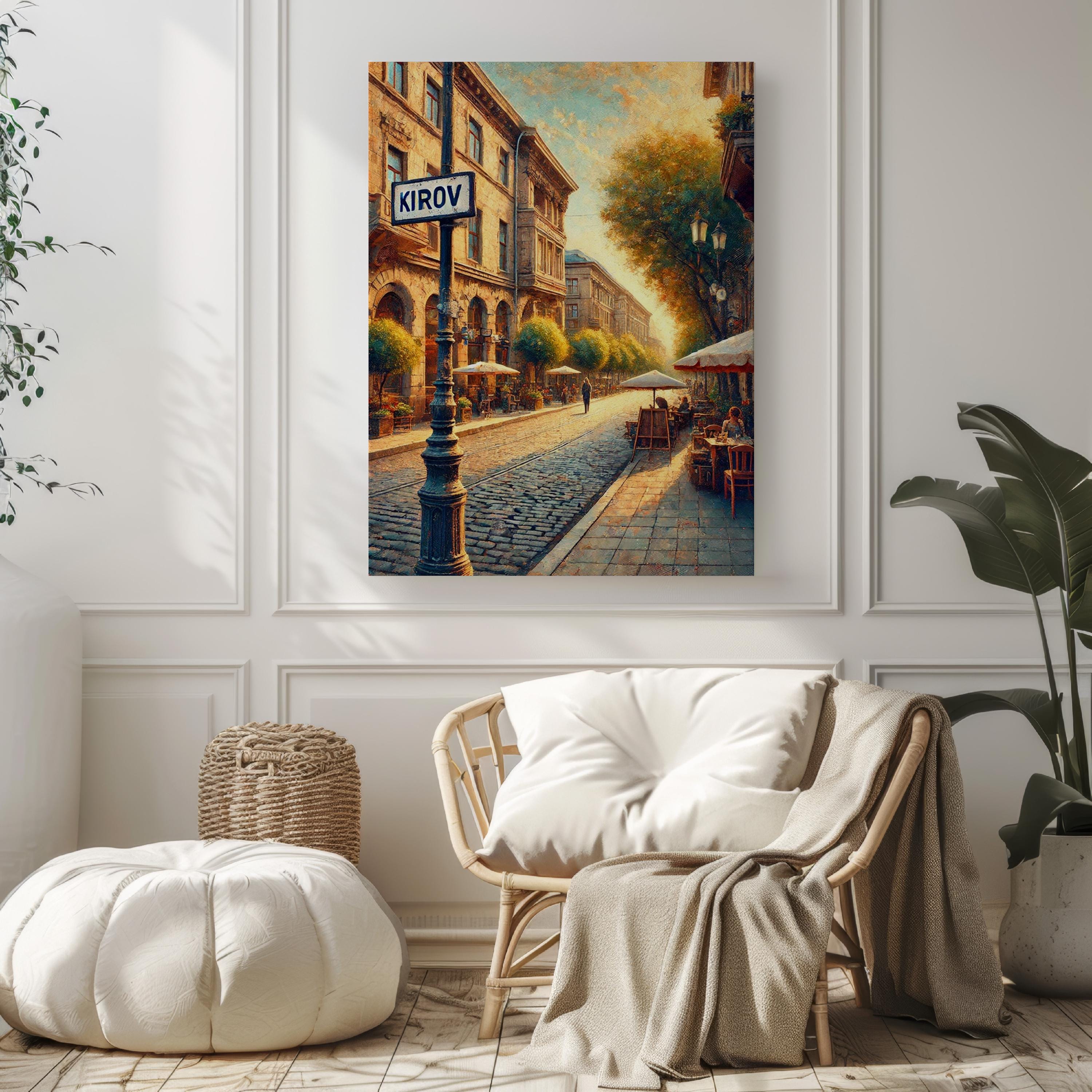 Kirov Street Print - Gyumri, Armenia