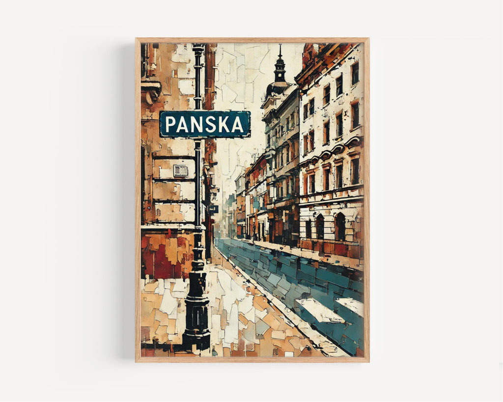 Panska Street Sign Print - Bratislava, Slovakia