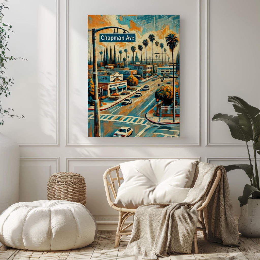 Chapman Ave Wall Art Modern - Orange County, California, USA