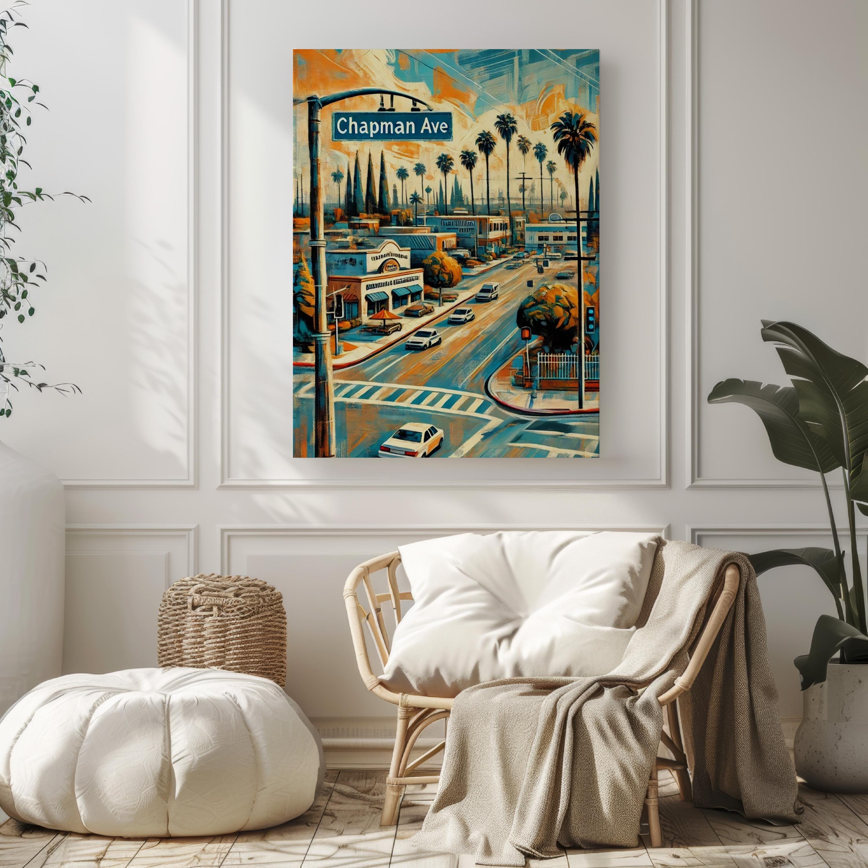 Chapman Ave Wall Art Modern - Orange County, California, USA