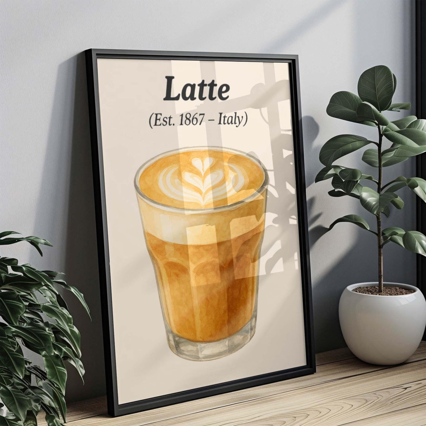 Vintage Havana Cocktail Print: Tropical Bar Wall Art, Retro Drink Illustration