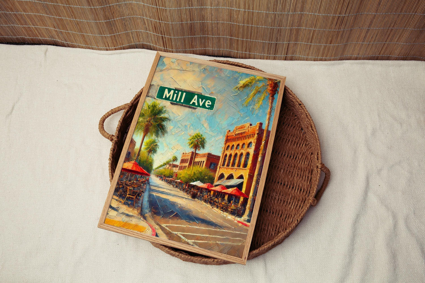 Mill Avenue Print, Tempe Arizona Art, Travel Souvenir