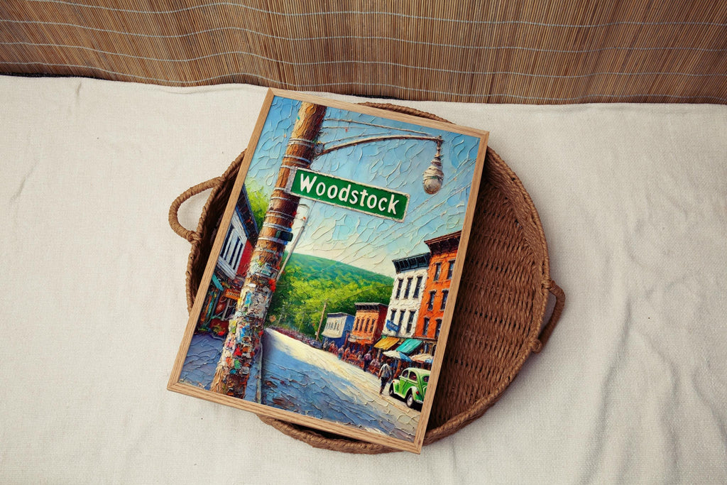Woodstock Vintage Print - Woodstock, New York, USA