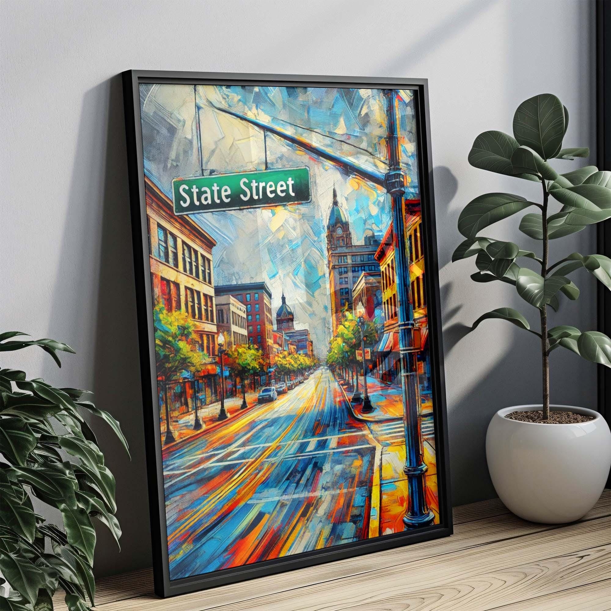 State Street Print - Erie, Pennsylvania, USA
