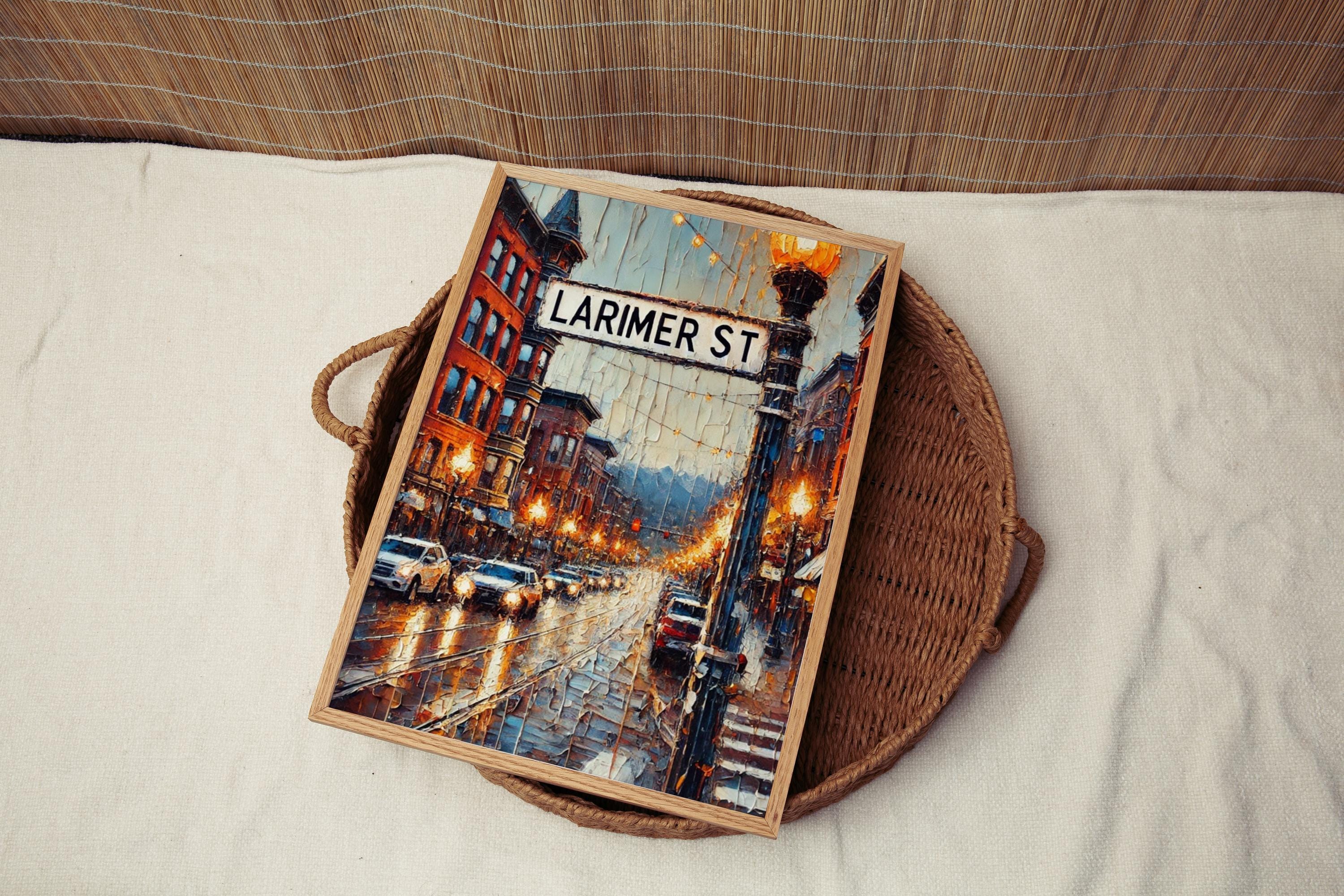 Larimer Street Print - Denver, Colorado, USA