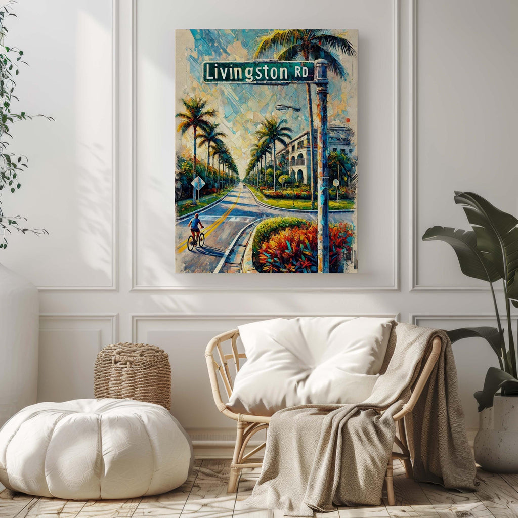 Livingston Road Wall Art - Naples, Florida, USA
