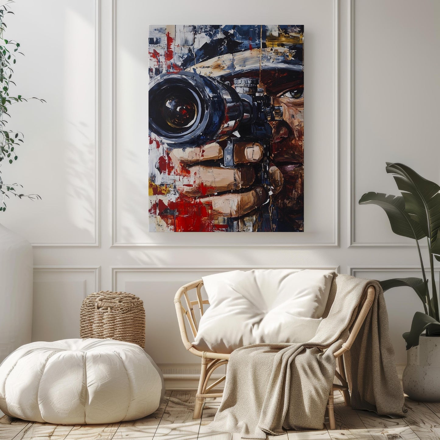 American War Art Abstract USA Wall Art Patriotic United States Poster Independence Home Decor