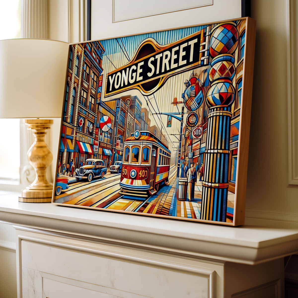 Yonge Street Wall Art - Toronto, Ontario, Canada