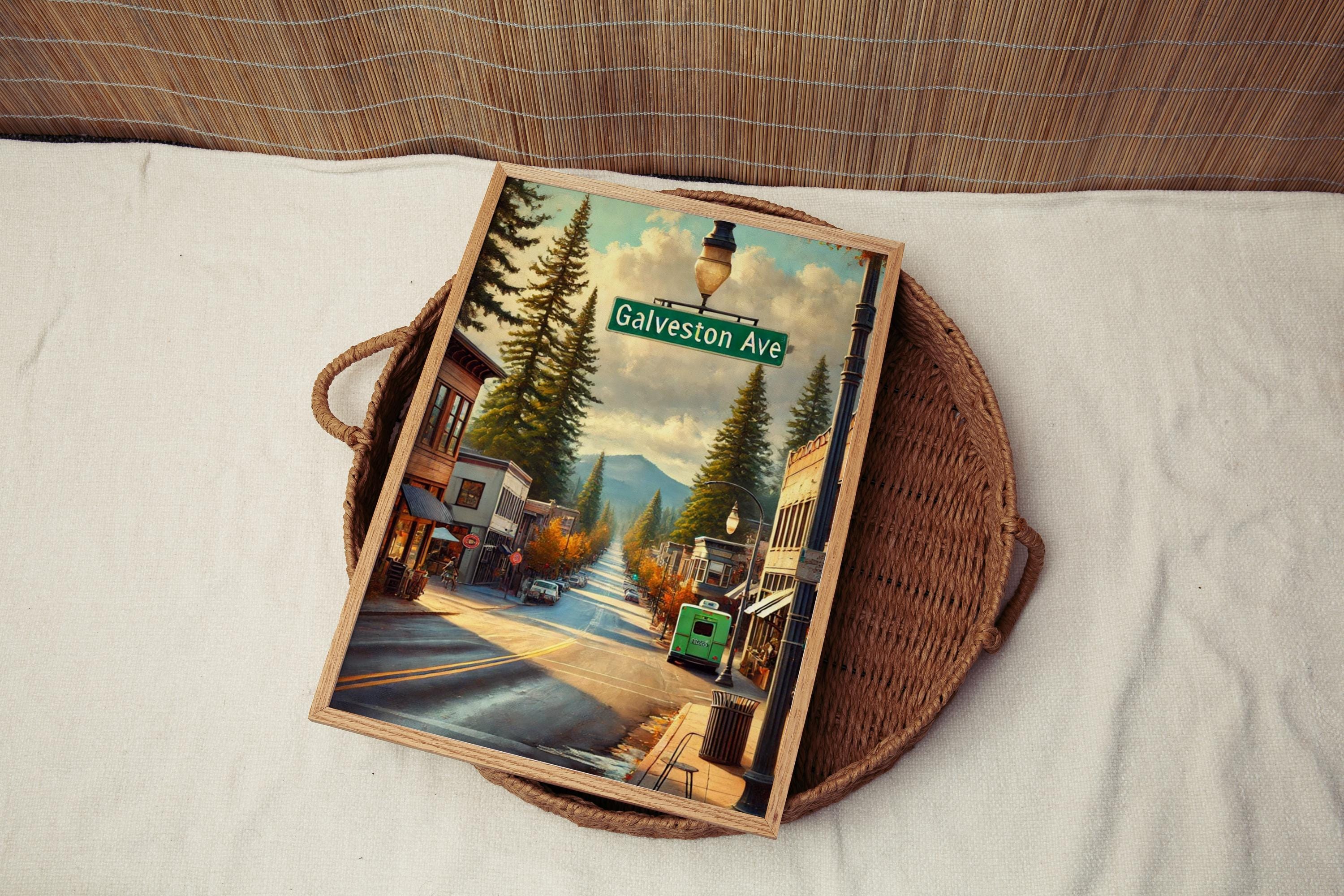 Galveston Ave Print - Bend, Oregon, USA