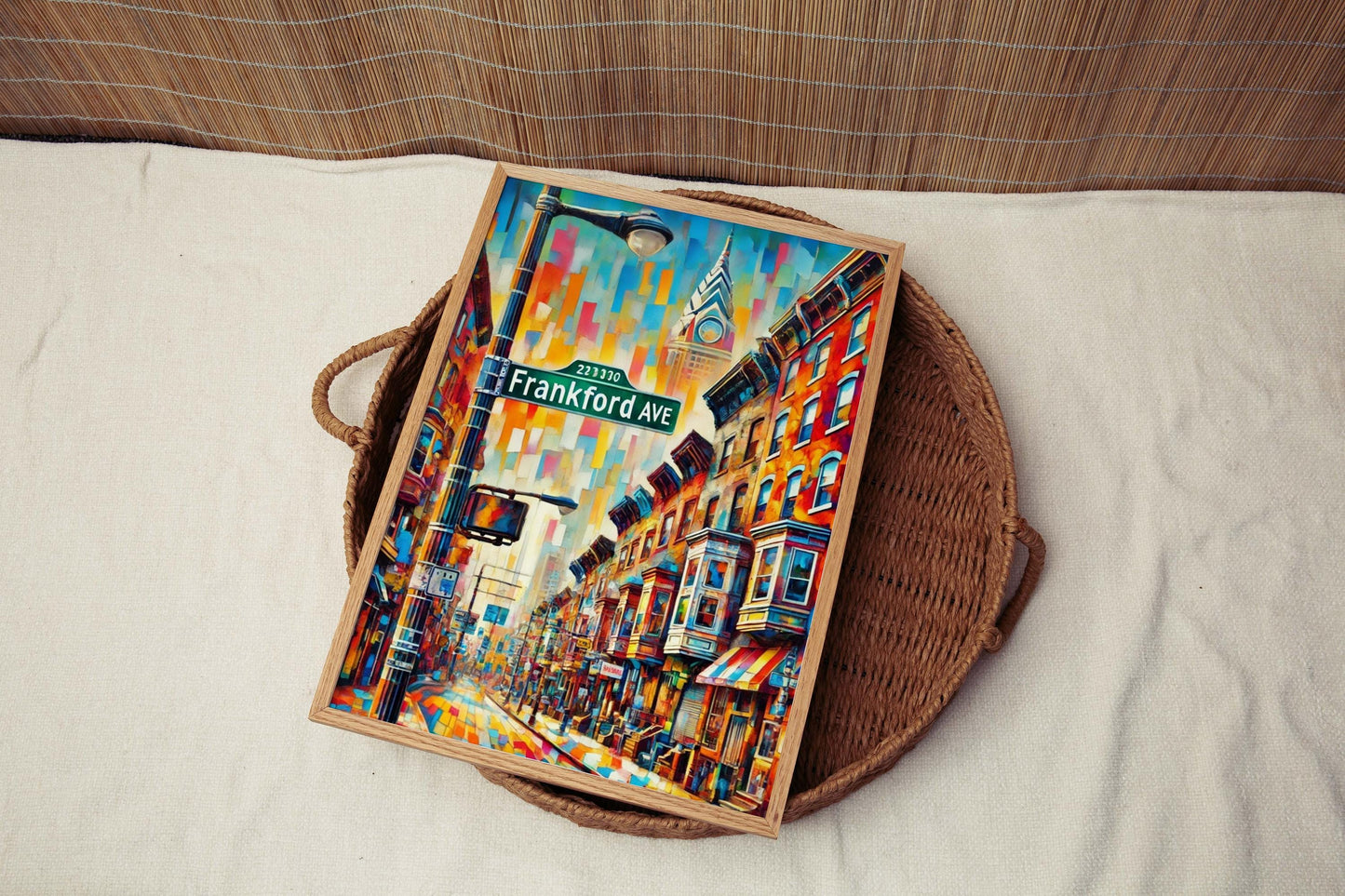Frankford Ave Print Philadelphia Wall Art, Philly Travel Poster, Frankford Avenue Gift, Housewarming & Home Decor, Unique Philly Art Print