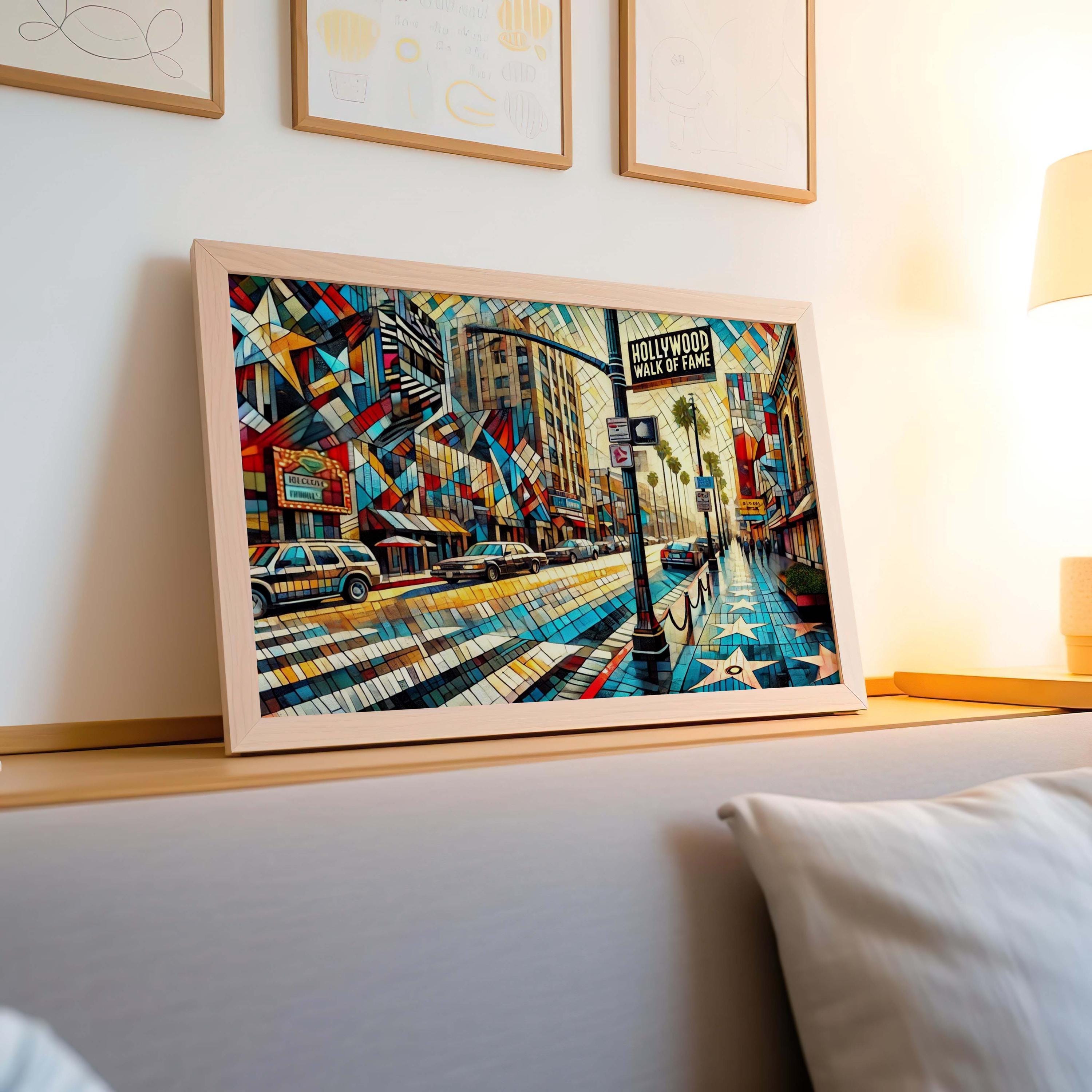 Hollywood Walk Of Fame Print - Los Angeles, California, USA