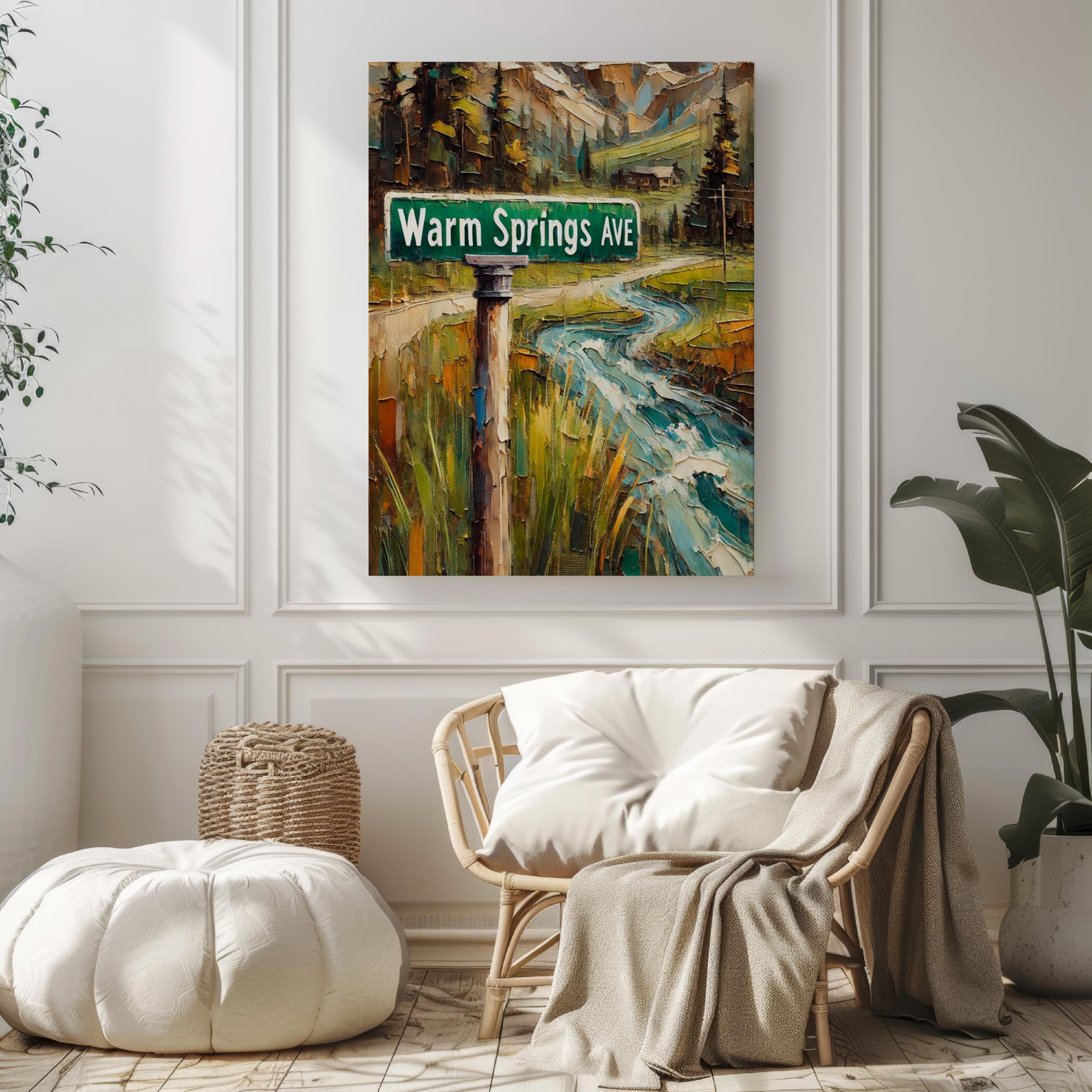 Warm Springs Avenue Wall Art - Boise, Idaho, USA