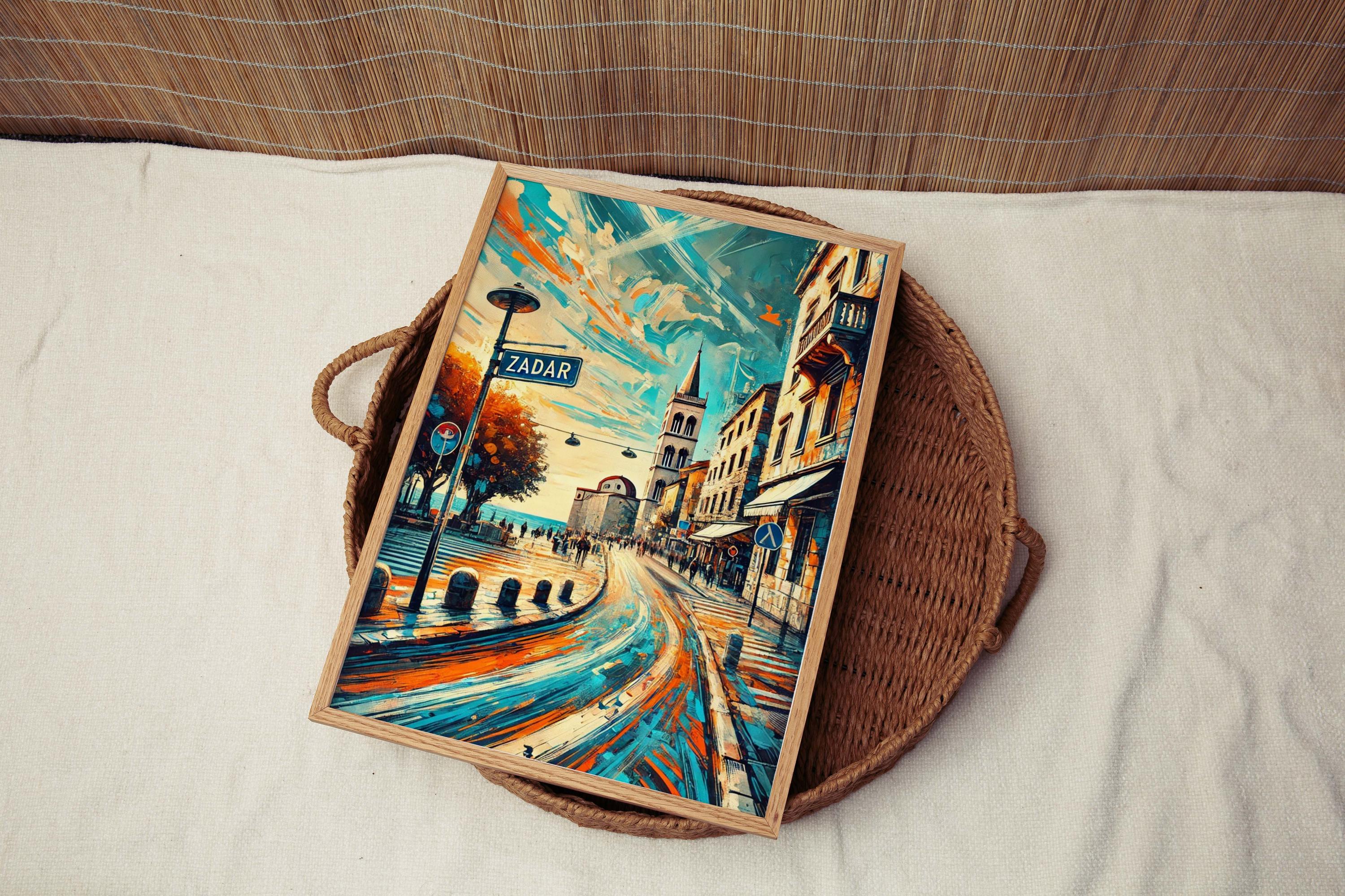 Zadar Print Cityscape - Zadar, Croatia