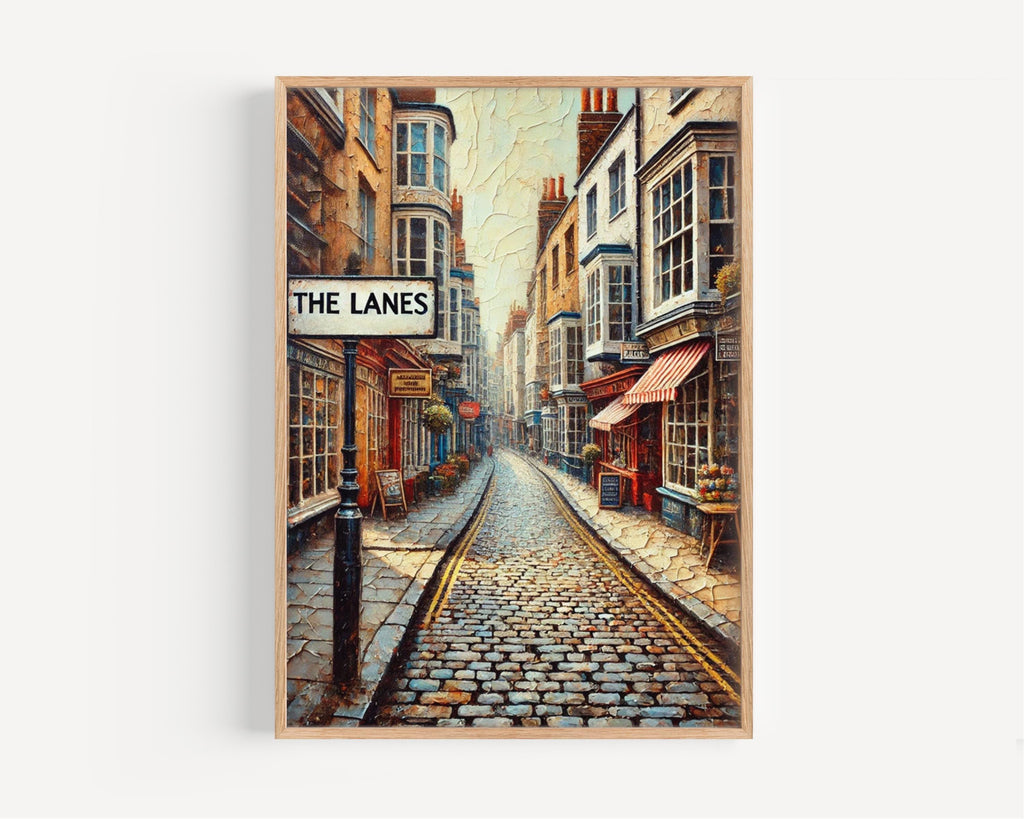 The Lanes Print - Brighton, United Kingdom