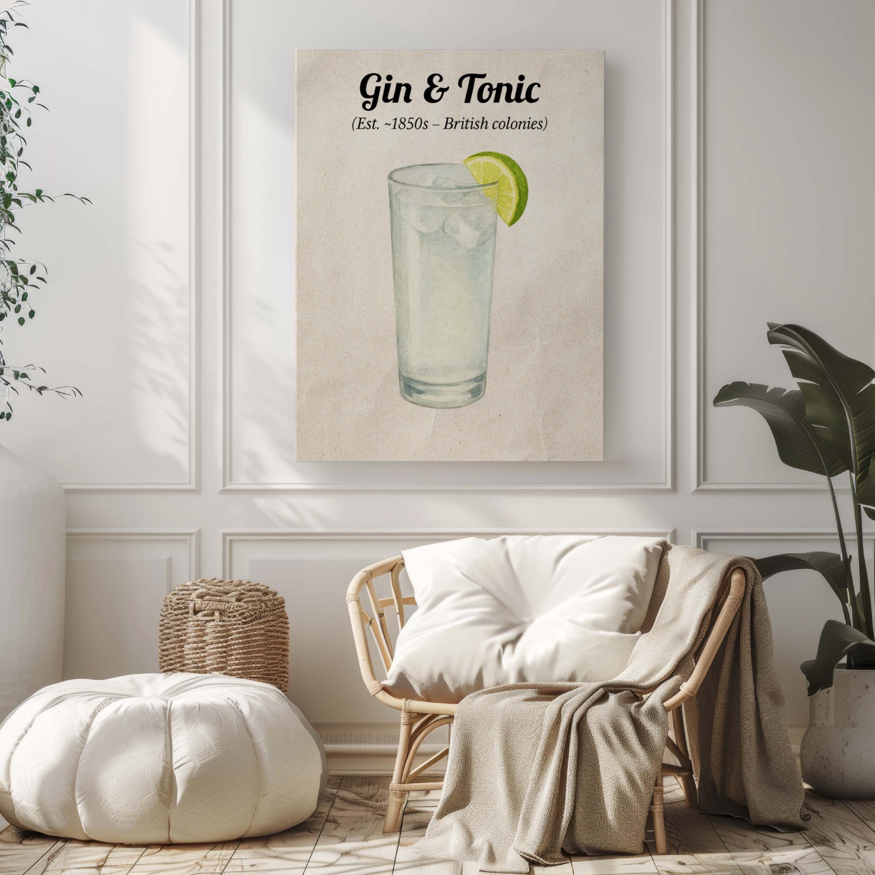 Gin And Tonic Wall Art