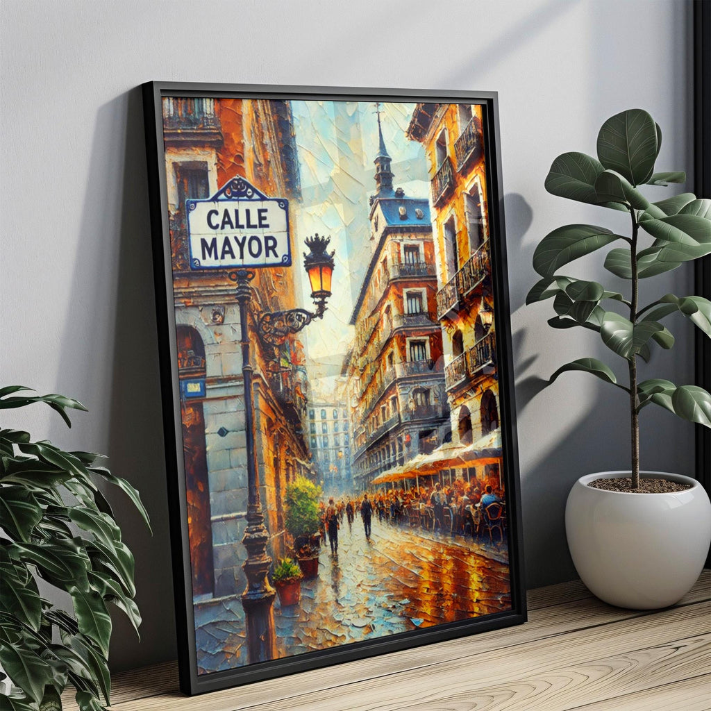 Calle Mayor Print Modern - Madrid, Spain
