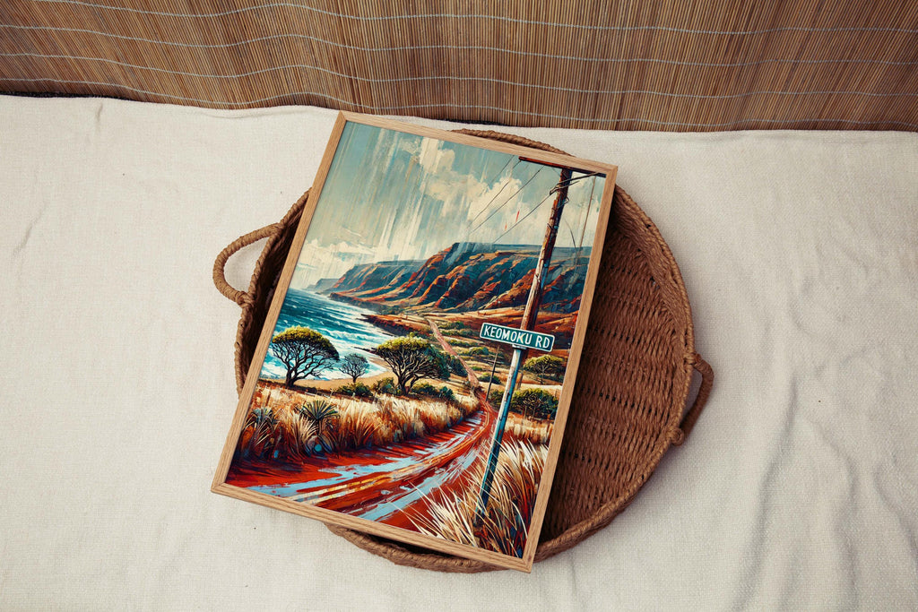 Keomoku Road Print - Lanai, Hawaii, USA