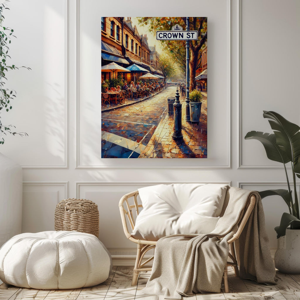 Surry Hills Crown St - Sydney Travel & Wall Art Print – Surry Hills Crown St - Sydney Travel &, USA, North America