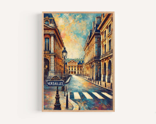 Versailles Art Print - Elegant French Wall Art, Travel Poster, European Decor, Housewarming & France Gift, Versailles Wall Art for Home