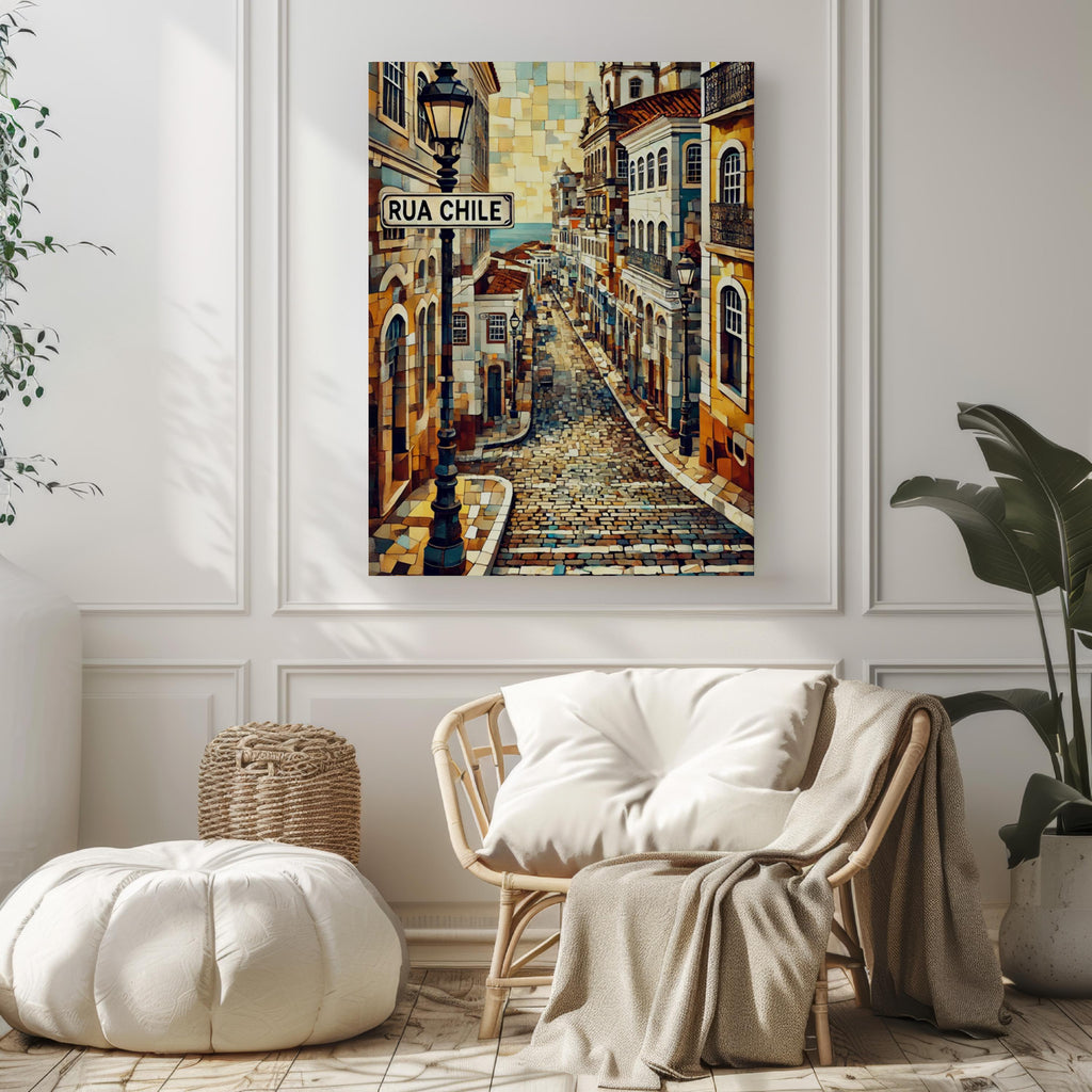 Rua Chile Art Print - Salvador, Brazil