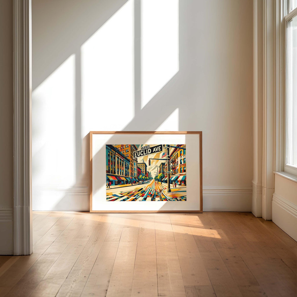 Euclid Ave Print Modern - Cleveland, Ohio, USA