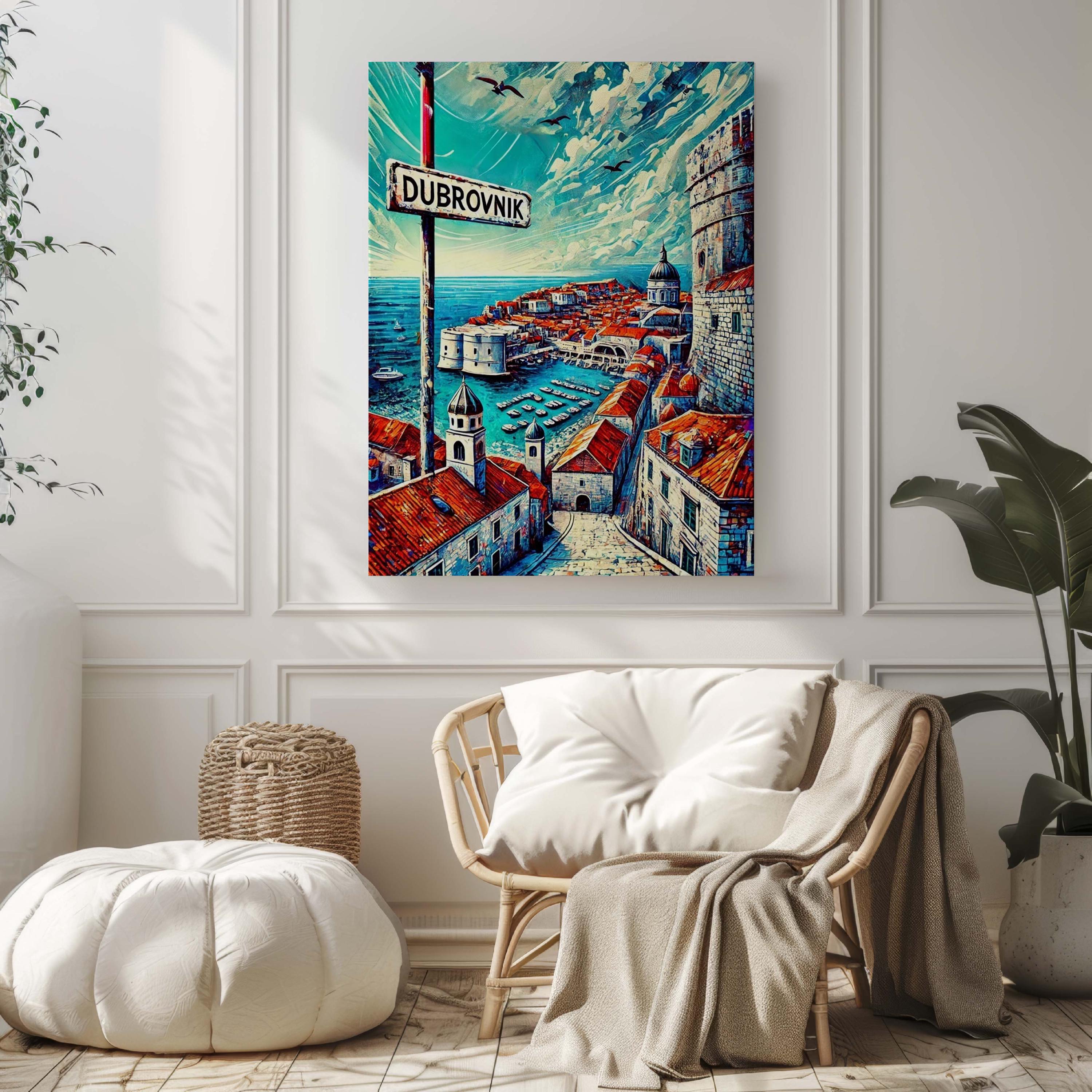 Dubrovnik Print Cityscape - Dubrovnik, Croatia