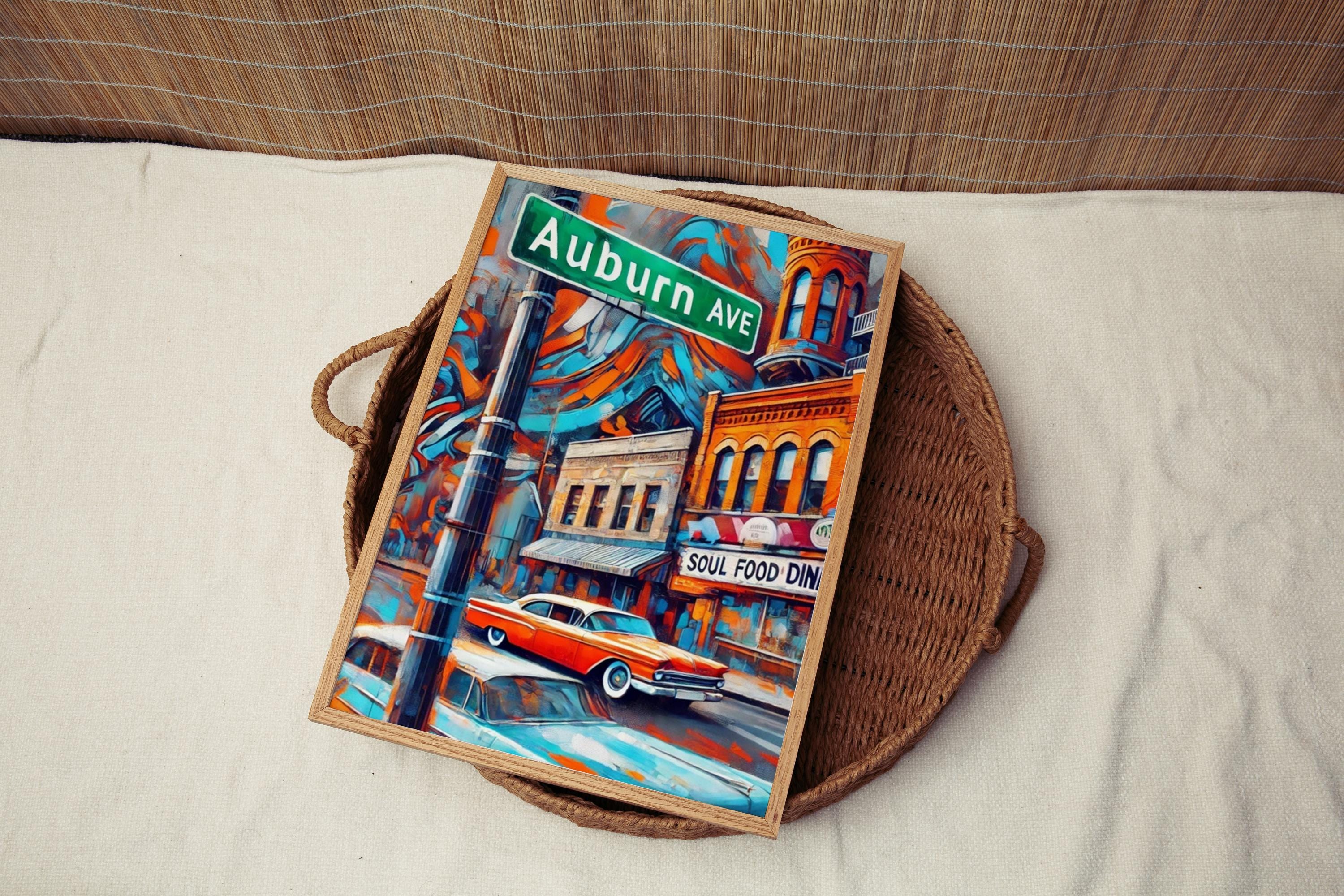 Auburn Ave Print - Charleston, South Carolina, USA