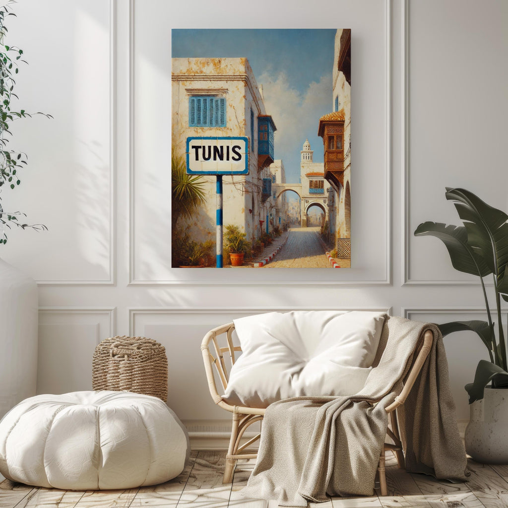 Tunis Travel Poster - Tunis, Tunisia